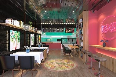 銀川酒店賓館裝裝修|銀川餐廳裝修