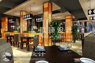 銀川餐廳裝修設(shè)計(jì)|镹臻裝飾丨逸珍坊中餐