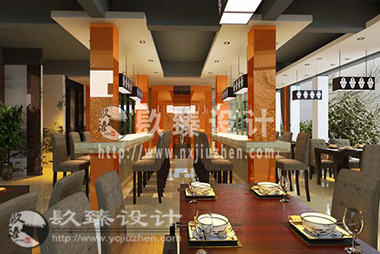 銀川餐廳裝修設(shè)計(jì)|镹臻裝飾丨逸珍坊中餐