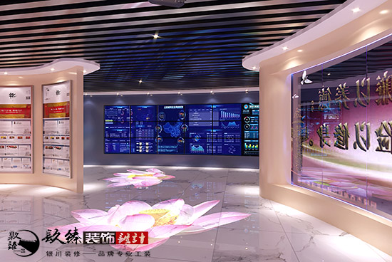 銀川展廳裝修|內(nèi)蒙古阿拉善黨風(fēng)廉政展廳裝修設(shè)計案例賞析