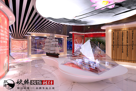 銀川展廳裝修|內(nèi)蒙古阿拉善黨風(fēng)廉政展廳裝修設(shè)計案例賞析
