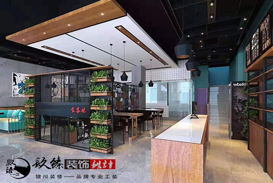 食客狼餐廳裝修設(shè)計，狂野中的內(nèi)斂