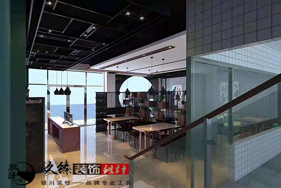 食客狼餐廳裝修設(shè)計，狂野中的內(nèi)斂