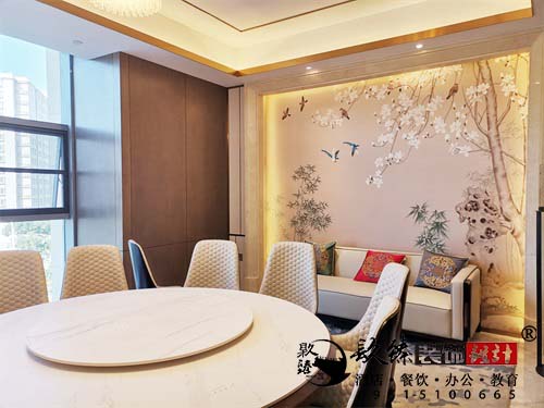 銀川宴會(huì)廳設(shè)計(jì)裝修實(shí)景圖|镹臻設(shè)計(jì)