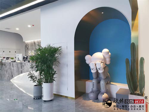 銀川理發(fā)店裝修設(shè)計(jì)實(shí)景圖|镹臻設(shè)計(jì)