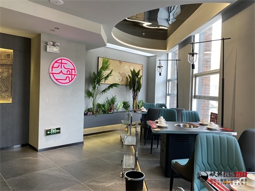 銀川火鍋店裝修設(shè)計實景圖|镹臻設(shè)計
