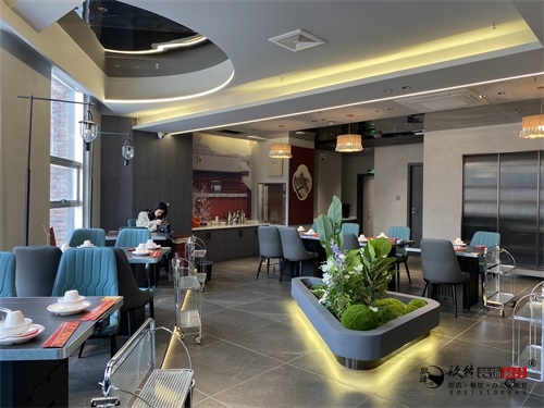 銀川火鍋店裝修設(shè)計實景圖|镹臻設(shè)計